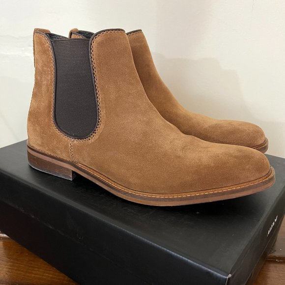 Alfani Men's tan suede boot - Picture 1 of 9